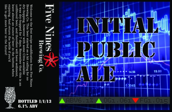 Initial Public Ale